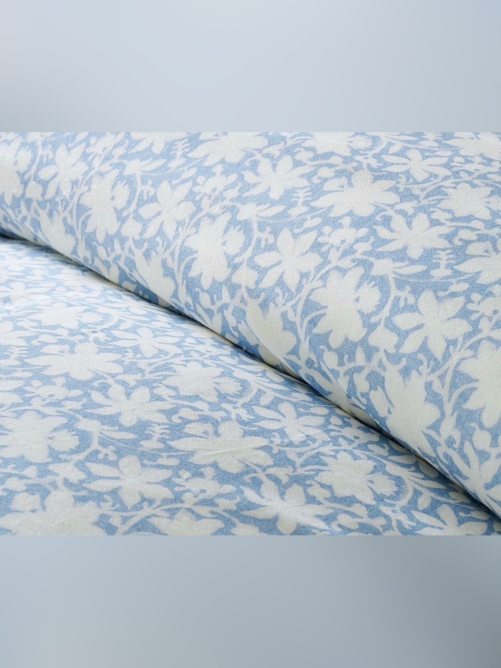 Pottery Barn K/CK Krysta Floral Reversible Percale Duvet Cover, King Shams, NWT - Picture 3 of 9